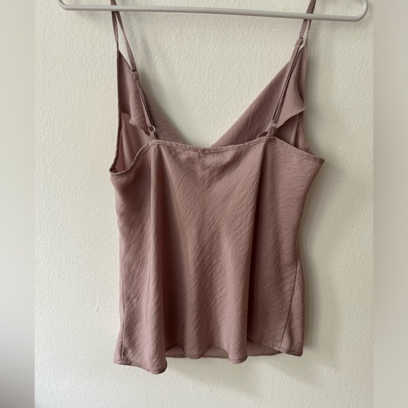 Express Mauve Pink Soft Cowl Neck Tank Top - Picture 3 of 3